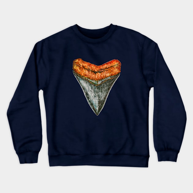 Megalodon tooth Crewneck Sweatshirt by Redmonks